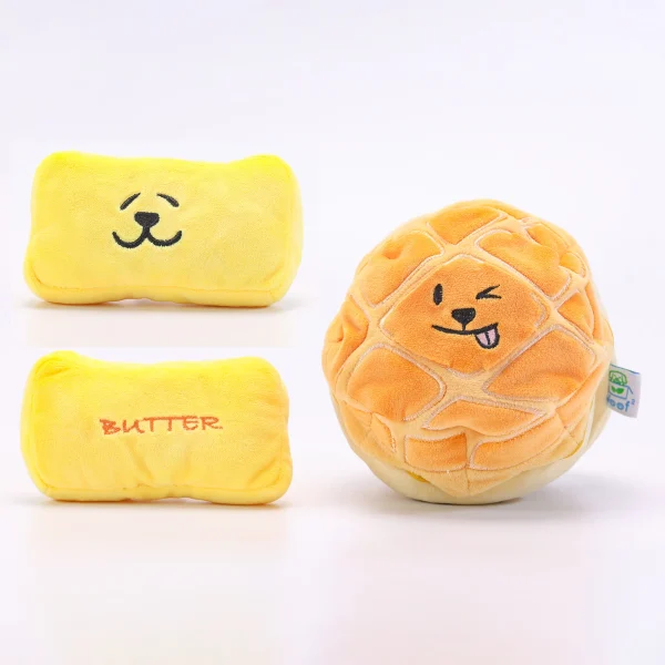 PineappleBun11_1800x1800 Woof² Meow²-Woof² | 香港茶餐廳85折組合「港式奶茶 + 菠蘿油毛絨寵物玩具」