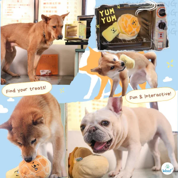 PineappleBun3_900x Woof² Meow²-Woof² | 香港茶餐廳85折組合「港式奶茶 + 菠蘿油毛絨寵物玩具」