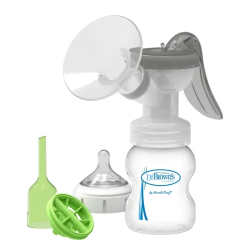 BF102_Product_Manual_Breast_Pump_with_Collar_and_Nipple_L Bliss & Bless-Dr. Brown's SoftShape™ 手動母乳泵 連排氣奶樽 5oz