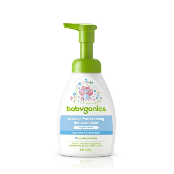 Bliss & Bless-babyganics 無酒精消毒搓手泡沫 - 無香味 250ml 泵裝