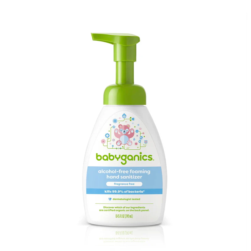 Bliss & Bless-babyganics 無酒精消毒搓手泡沫 - 無香味 250ml 泵裝