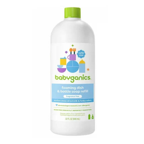 BG-012023DishSoapRefill1 Bliss & Bless-babyganics 餐具及奶樽洗潔液 - 無香味 946ml 補充裝