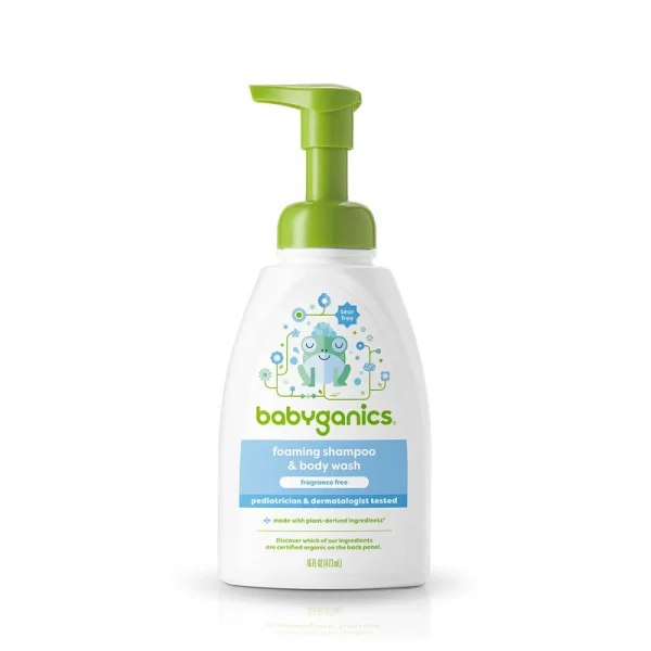 BG-01385Shampoo_BodyWash473ml-FragFree1 Bliss & Bless-babyganics 洗髮及沐浴露 - 無香味 473ml