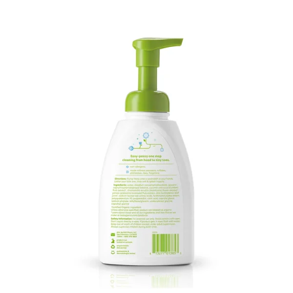 BG-01385Shampoo_BodyWash473ml-FragFree2 Bliss & Bless-babyganics 洗髮及沐浴露 - 無香味 473ml