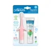 DR-HG023_R1_Pkg_F_Infant-to-Toddler_Toothbrush_Set_Pink_L Bliss & Bless-Dr. Brown's 幼兒牙膏 (啤梨蘋果) 及小象軟毛牙刷套裝 (*新舊包裝隨機發貨)