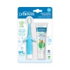 DR-HG024_R1_Pkg_F_Infant-to-Toddler_Toothbrush_Set_Blue_L Bliss & Bless-Dr. Brown's 幼兒牙膏 (啤梨蘋果) 及小象軟毛牙刷套裝 (*新舊包裝隨機發貨)