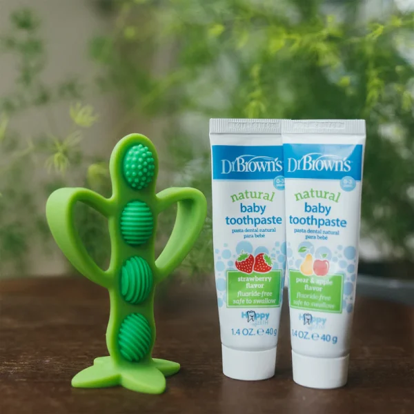 DR-TE224Lifestyleteether_and_training_toothbrush_peapod_2 Bliss & Bless-Dr. Brown's 柔軟矽膠牙膠+學習牙刷