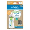 DR-WB92700Options__Pkg_F_Options_Wide-Neck_GLASS_9oz_270ml_2-pack_L Bliss & Bless-Dr. Brown's Options+ 仿母乳排氣奶樽 - 玻璃 9oz 兩個裝