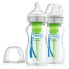 DR-WB92700Options__Product_Options_Wide-Neck_GLASS_9oz_270ml_2-pack_L Bliss & Bless-Dr. Brown's Options+ 仿母乳排氣奶樽 - 玻璃 9oz 兩個裝
