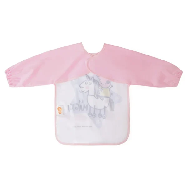 Bliss & Bless-PEPPA PIG 長袖連袋防水罩衣 6M - Peppa