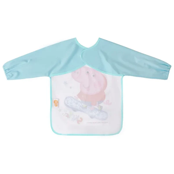 Bliss & Bless-PEPPA PIG 長袖連袋防水罩衣 6M - George