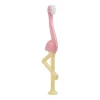 HG058_Product_3Q_Toddler_Toothbrush_Pink_Flamingo_L Bliss & Bless-Dr. Brown's 小童軟毛吸盤牙刷 - 小紅鶴