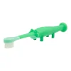 HG059_Product_Head-on_Toddler_Toothbrush_Green_Crocodile Bliss & Bless-Dr. Brown's 小童軟毛吸盤牙刷 - 小鱷魚