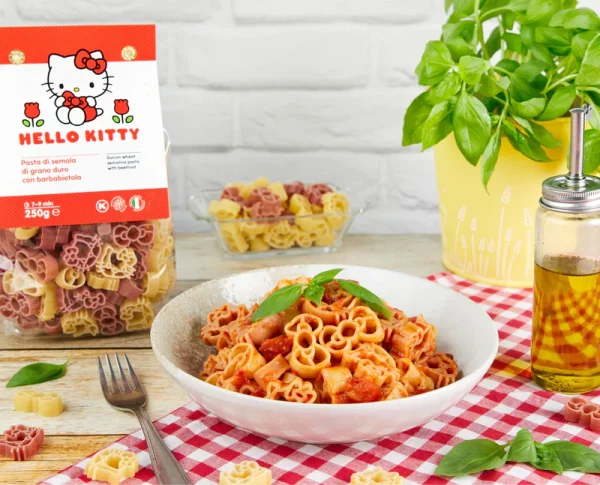Bliss & Bless-Dalla Costa 卡通意粉 (紅菜頭) 250g - Hello Kitty