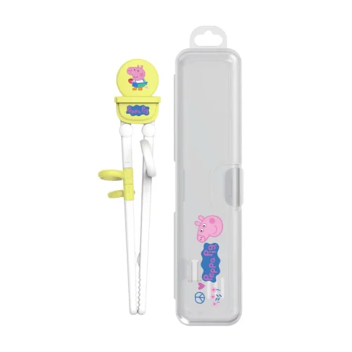 PL-P846TrainingChopsticks-George1 Bliss & Bless-PEPPA PIG 幼兒學習筷子 (連收納盒) -Peppa