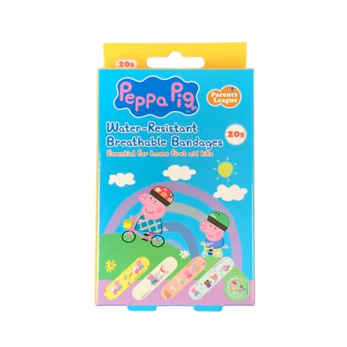 Shopify_-_product_photo Bliss & Bless-PEPPA PIG 防水透氣藥水膠布 20 片裝
