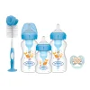WB03620-INTLX_R1_Product_F_OptionsPLUS_Wide-Neck_Blue_Goldfish_Gift_Set Bliss & Bless-Dr. Brown's Options+ 印花PP排氣奶樽+清潔刷套裝 - 藍色