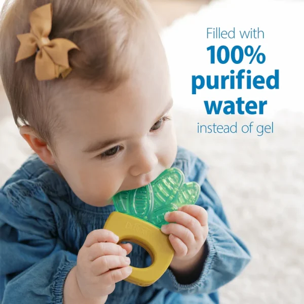 Web_Store_Listing_AquaCool_Water-filled_Teether_HousePlant_Feature1_INTL_English_L Bliss & Bless-Dr. Brown's AquaCool 清涼水牙膠 2 個裝 - 仙人掌