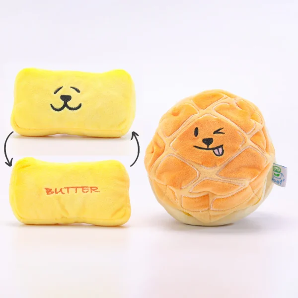 Woof_Buttered_Pineapple_Bun_2-in-1_Nose-work_Soft_Plush_Pet_Toy_10_1800x1800 Woof² Meow²-Woof² | 菠蘿油二合一藏食寵物玩具