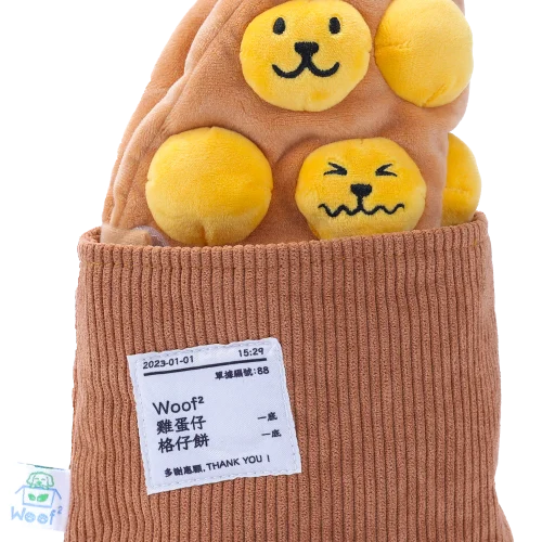 Woof_Egg_Puff_Waffle_2-in-1_Nosework_Soft_Plush_Pet_Toy_1_1800x1800 Woof² Meow²-Woof² | 雞蛋仔/格仔餅二合一藏食寵物毛絨玩具