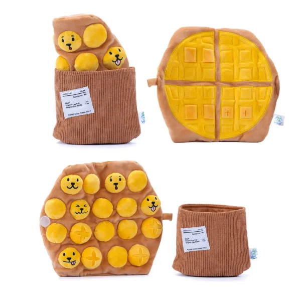 Woof_Egg_Puff_Waffle_2-in-1_Nosework_Soft_Plush_Pet_Toy_9_1800x1800 Woof² Meow²-Woof² | 雞蛋仔/格仔餅二合一藏食寵物毛絨玩具